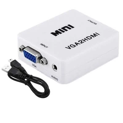 VGA to HDMI Adapter with USB Power Cable